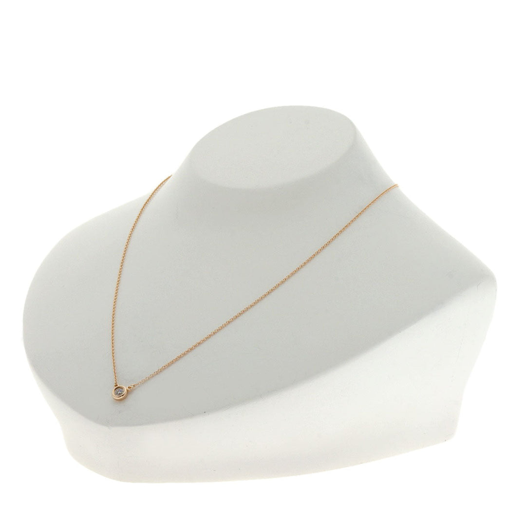 TIFFANY&Co. Necklace 18K Pink Gold gold By the yard diamond