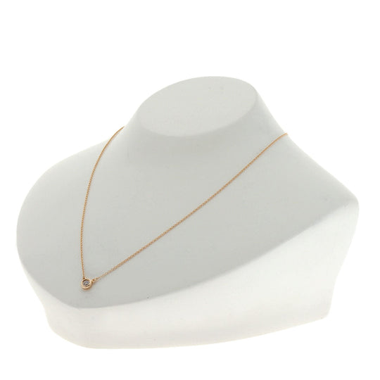TIFFANY&Co. Necklace 18K Pink Gold gold By the yard diamond