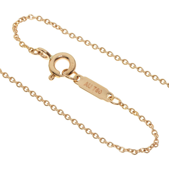 TIFFANY&Co. Necklace 18K Pink Gold gold Metro heart diamond Women Used Authentic