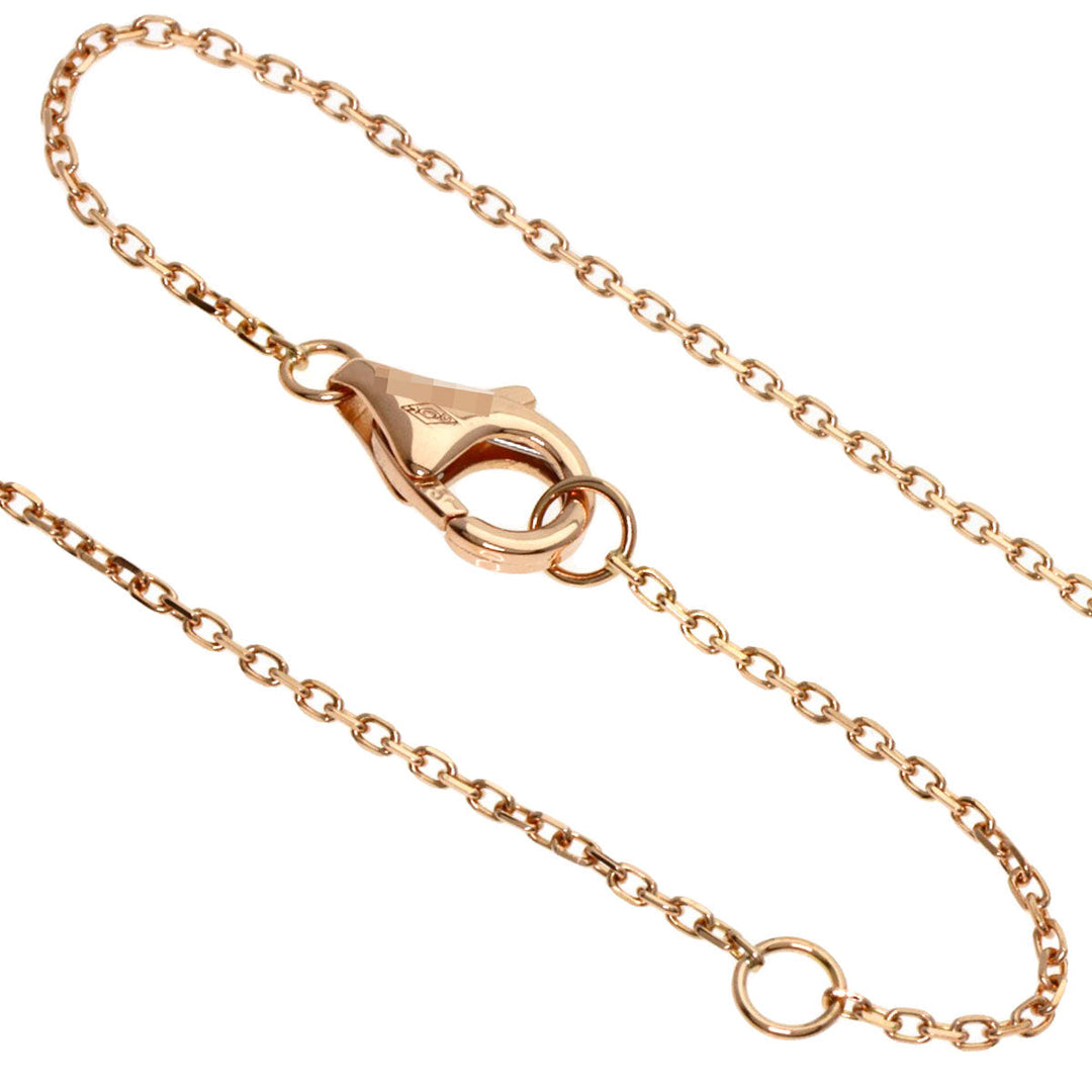 CARTIER Necklace 18K Pink Gold gold Amulet Diamond Malachite