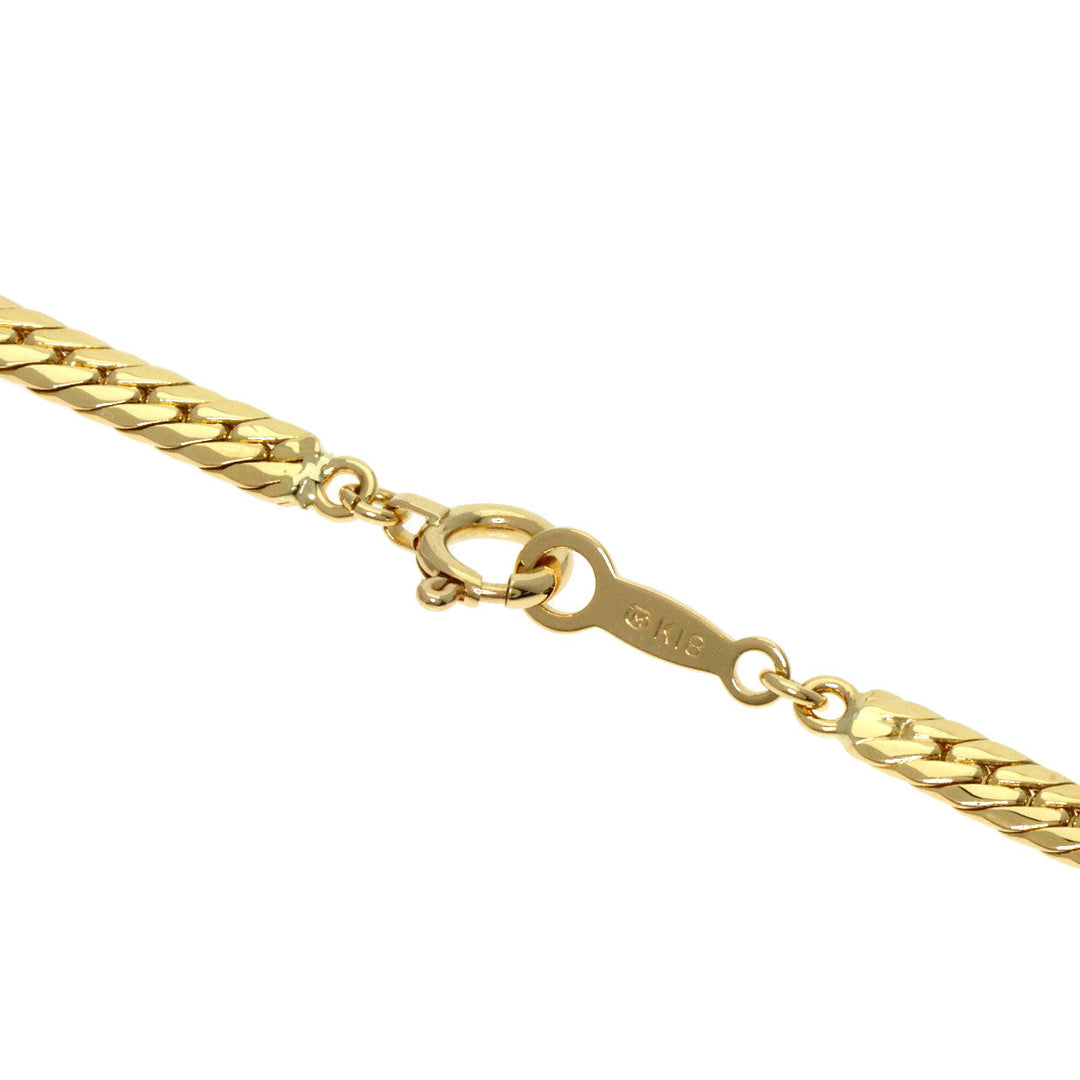 MIKIMOTO Necklace 18K Yellow Gold gold Akoya Pearl Diamond