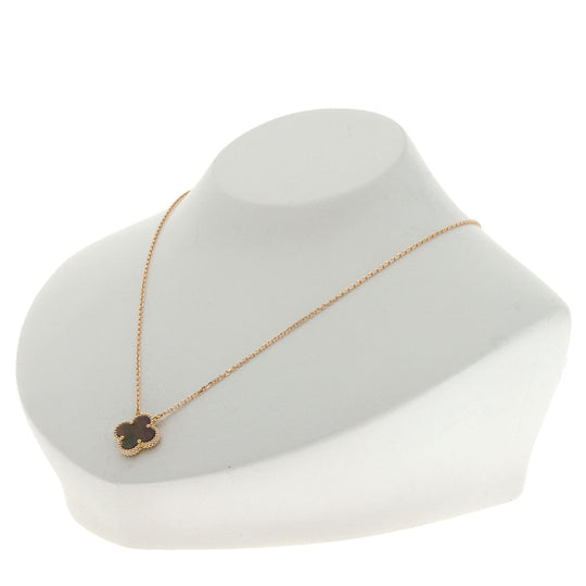 Van Cleef & Arpels Necklace 18K Pink Gold gold Vintage Alhambra Black Shell