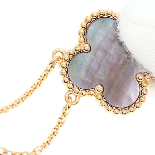 Van Cleef & Arpels Necklace 18K Pink Gold gold Vintage Alhambra Black Shell