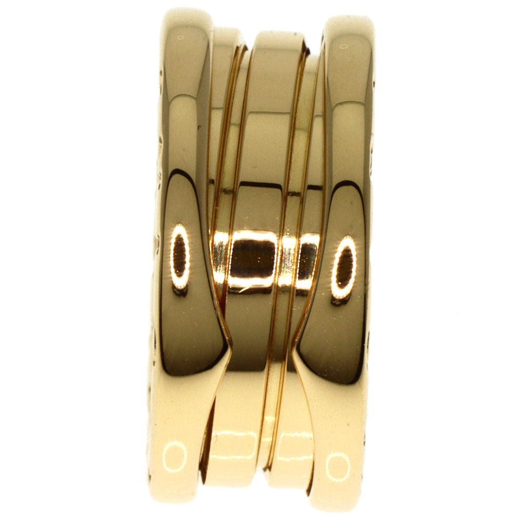 BVLGARI Ring 18K Yellow Gold gold B-zero1 B zero one 3 band #50 Women Used Authentic