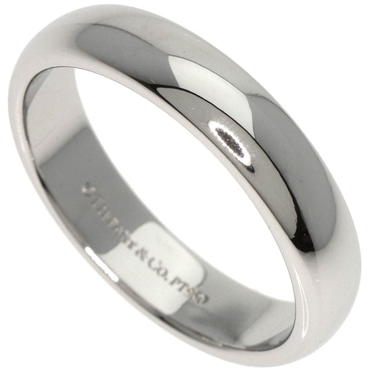 TIFFANY&Co. Ring PT950 Silver Wide Band Women Used Authentic