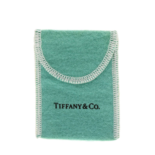 TIFFANY&Co. Ring PT950 Silver Wide Band Women Used Authentic