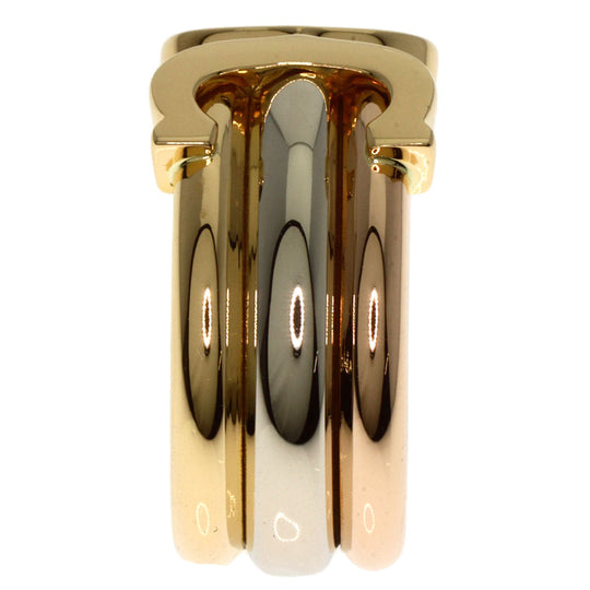 CARTIER Ring 18K Yellow Gold gold 2C Ring LM #48