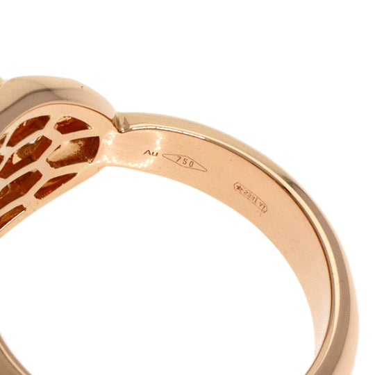 BVLGARI Ring 18K Pink Gold gold Serpenti Pink Tourmaline Diamond