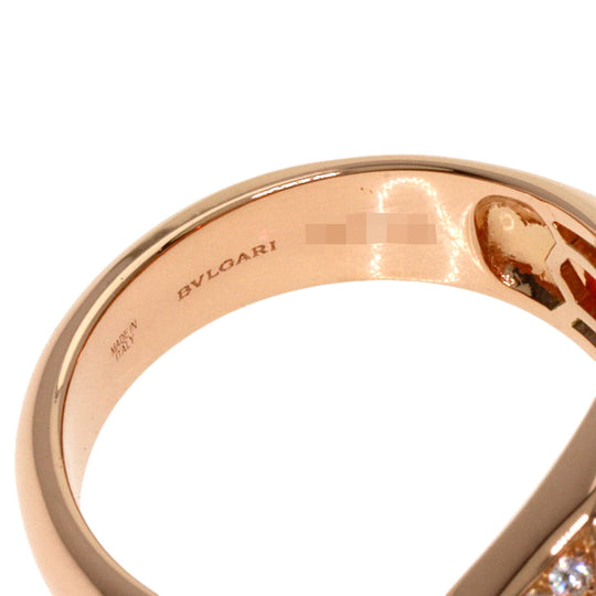 BVLGARI Ring 18K Pink Gold gold Serpenti Pink Tourmaline Diamond