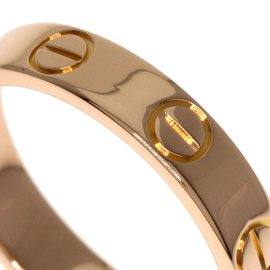 CARTIER Ring 18K Pink Gold gold Mini love ring #47