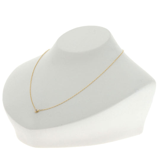 CARTIER Necklace 18K Yellow Gold gold Amour SM Diamond Women Used Authentic