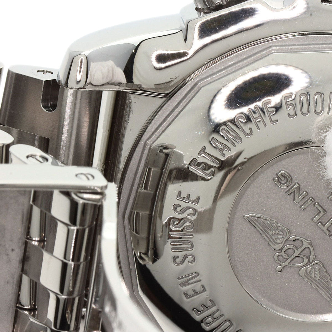 BREITLING Watches AB0115 Stainless Steel Silver Chrono mat 44 mens Used Authentic