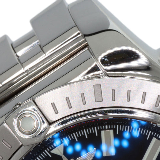 BREITLING Watches AB0115 Stainless Steel Silver Chrono mat 44 mens Used Authentic