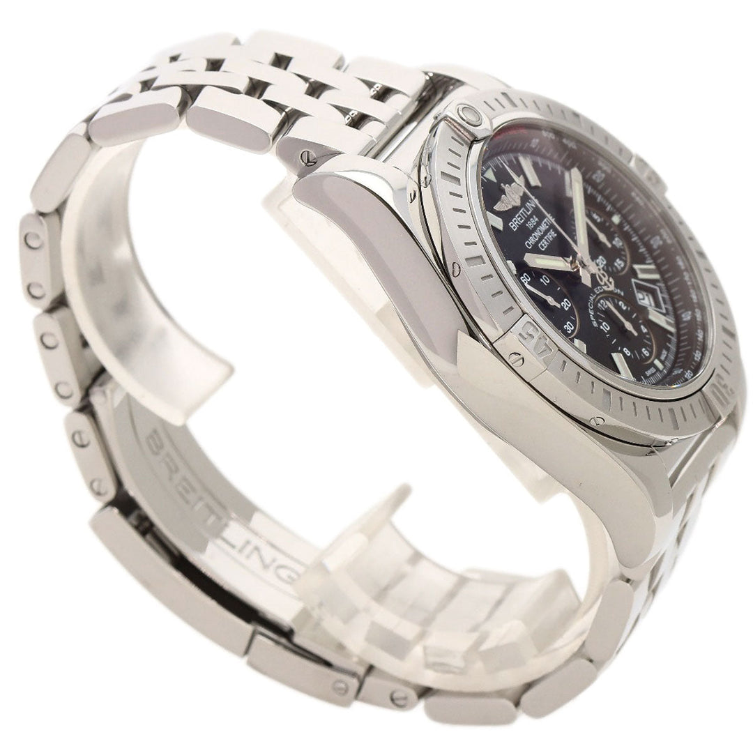 BREITLING Watches AB0115 Stainless Steel Silver Chrono mat 44 mens Used Authentic