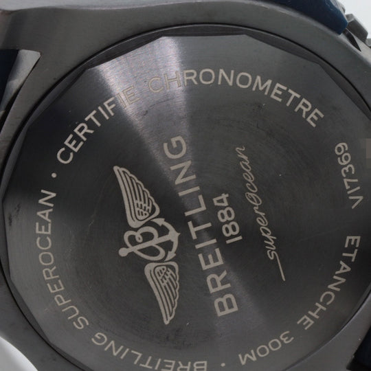 BREITLING Watches V17369 Titanium, Rubber Navy Super Ocean 48 mens Used Authentic