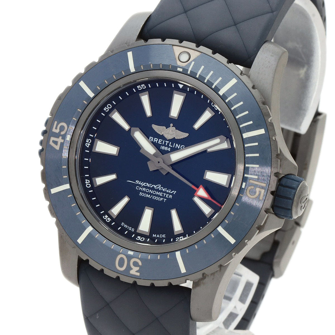 BREITLING Watches V17369 Titanium, Rubber Navy Super Ocean 48 mens Used Authentic