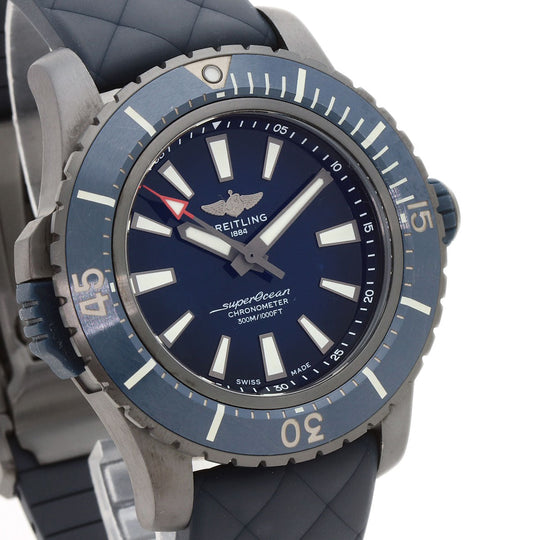 BREITLING Watches V17369 Titanium, Rubber Navy Super Ocean 48 mens Used Authentic