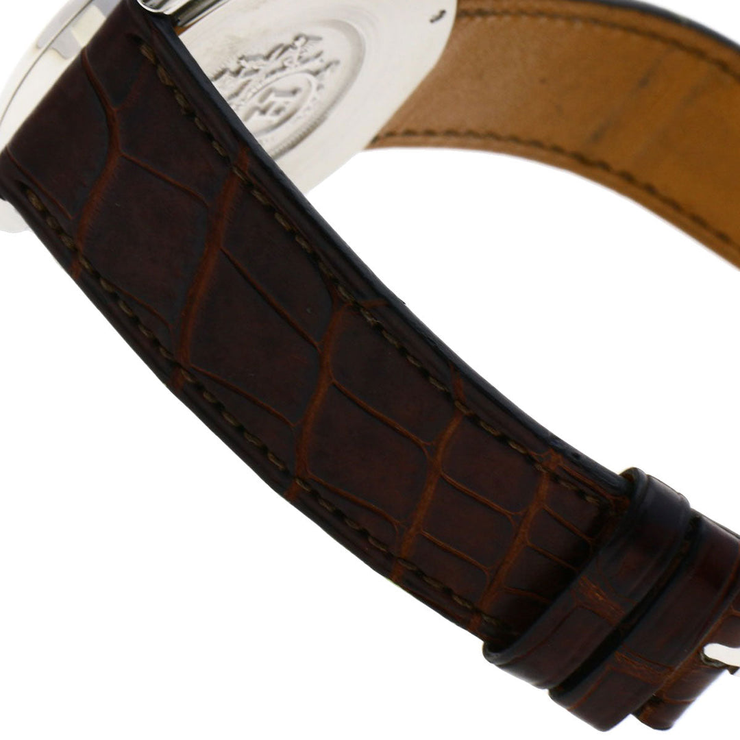 HERMES Watches Mechanical Automatic AR4.810 Stainless Steel, Leather Silver Arceau Brown dial mens Used Authentic
