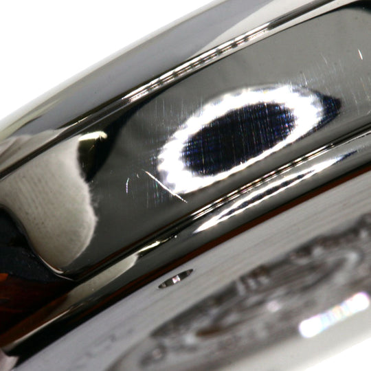 HERMES Watches Mechanical Automatic AR4.810 Stainless Steel, Leather Silver Arceau Brown dial mens Used Authentic