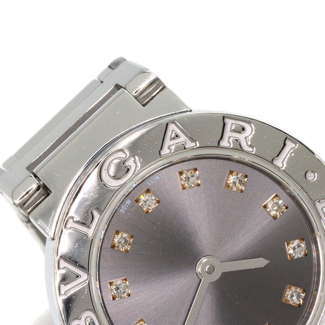 BVLGARI Watches Quartz BBL23C6SS/12 Stainless Steel Silver BVLGARI BVLGARI 12P Diamond Silver dial