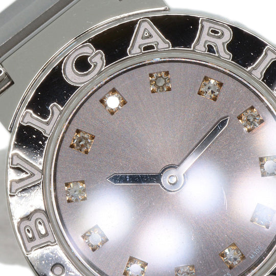 BVLGARI Watches Quartz BBL23C6SS/12 Stainless Steel Silver BVLGARI BVLGARI 12P Diamond Silver dial