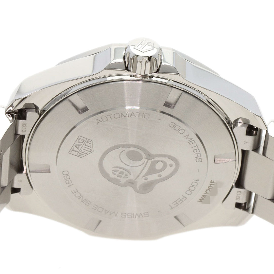 TAG HEUER Watches Mechanical Automatic WAY201F.BA0927 Stainless Steel Silver Aqua Racer Caliber 7 GMT black dial