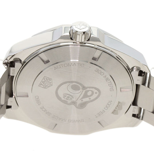 TAG HEUER Watches Mechanical Automatic WAY201F.BA0927 Stainless Steel Silver Aqua Racer Caliber 7 GMT black dial