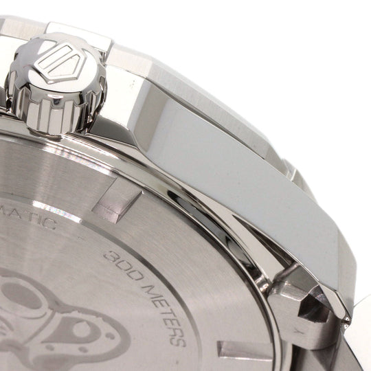 TAG HEUER Watches Mechanical Automatic WAY201F.BA0927 Stainless Steel Silver Aqua Racer Caliber 7 GMT black dial