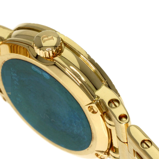 PIAGET Watches Quartz 5964AK81 K18YG, K18YG, Diamond gold Mini Dancer Diamond Champagne Gold dial Women Used Authentic