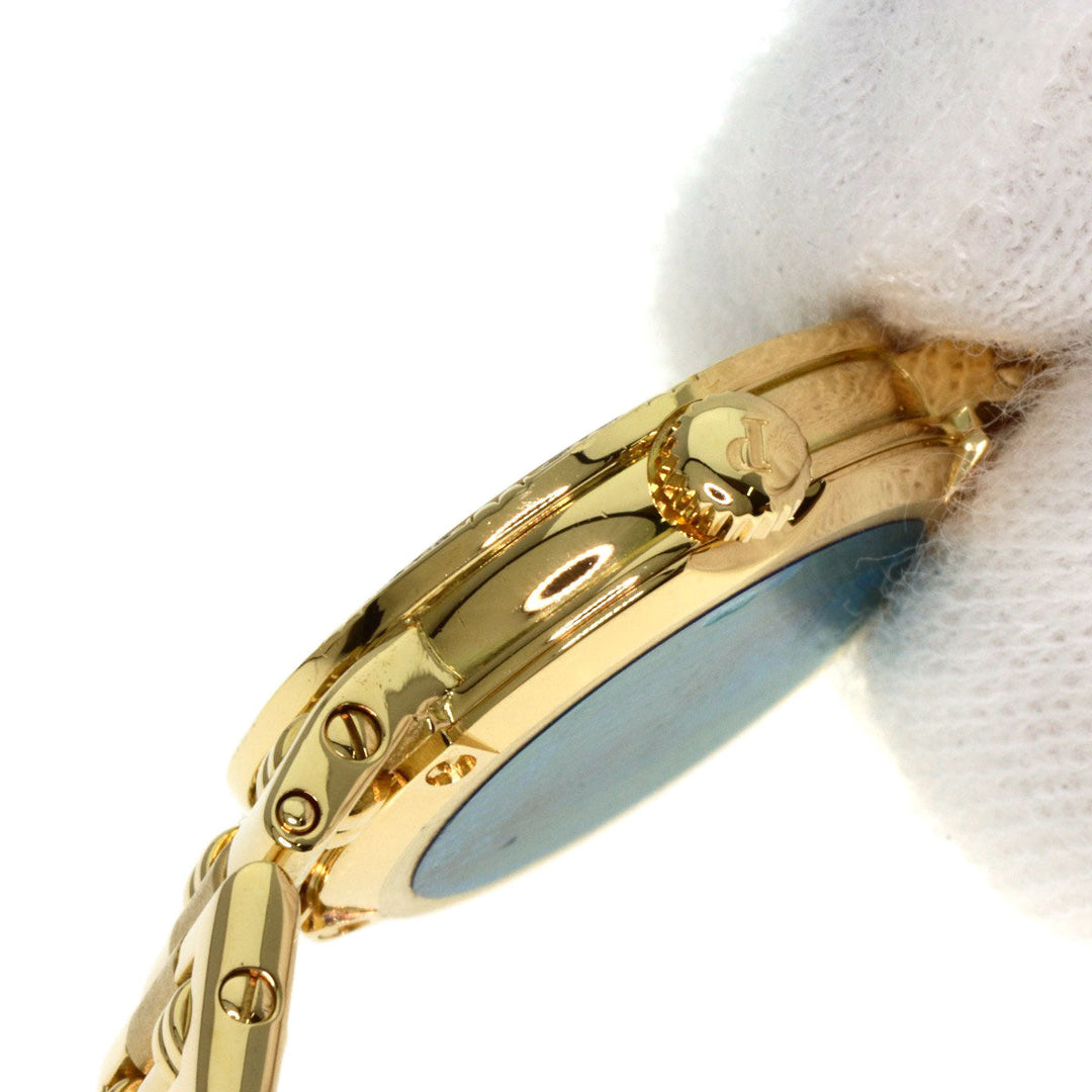 PIAGET Watches Quartz 5964AK81 K18YG, K18YG, Diamond gold Mini Dancer Diamond Champagne Gold dial Women Used Authentic