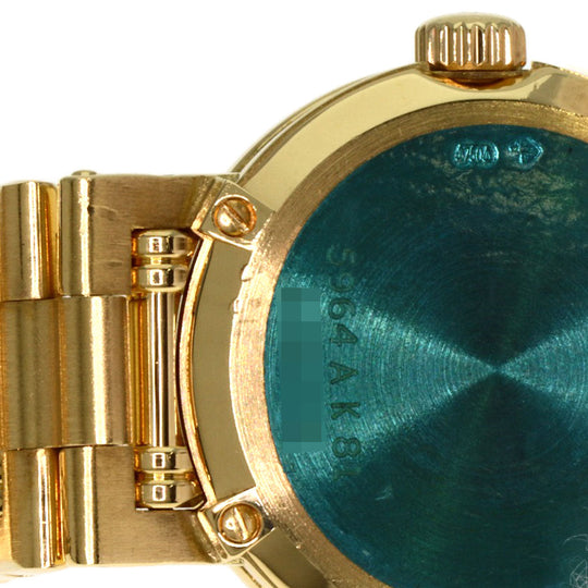PIAGET Watches Quartz 5964AK81 K18YG, K18YG, Diamond gold Mini Dancer Diamond Champagne Gold dial Women Used Authentic