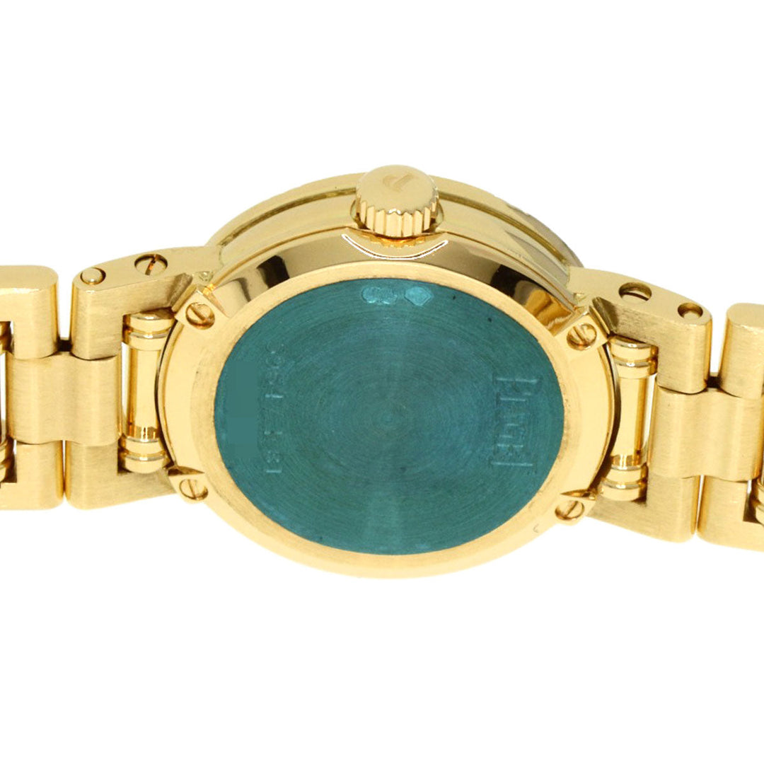 PIAGET Watches Quartz 5964AK81 K18YG, K18YG, Diamond gold Mini Dancer Diamond Champagne Gold dial Women Used Authentic