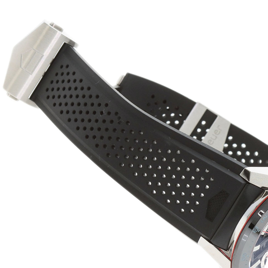 TAG HEUER Watches Mechanical Automatic CBG2A10 Stainless Steel, Rubber Silver Carrera Caliber 02 skeleton dial Women Used Authentic