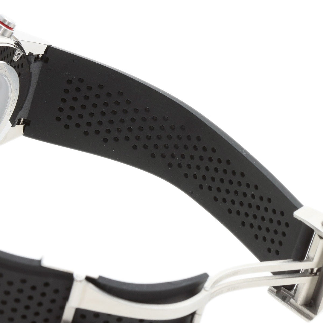TAG HEUER Watches Mechanical Automatic CBG2A10 Stainless Steel, Rubber Silver Carrera Caliber 02 skeleton dial Women Used Authentic