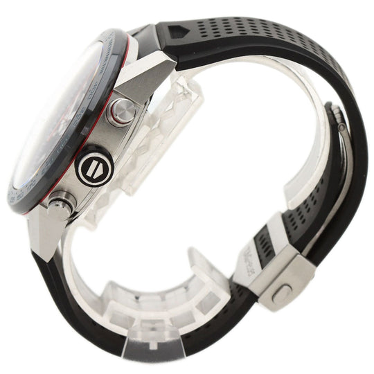 TAG HEUER Watches Mechanical Automatic CBG2A10 Stainless Steel, Rubber Silver Carrera Caliber 02 skeleton dial Women Used Authentic
