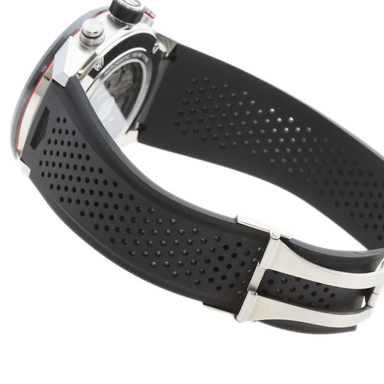 TAG HEUER Watches Mechanical Automatic CBG2A10 Stainless Steel, Rubber Silver Carrera Caliber 02 skeleton dial Women Used Authentic