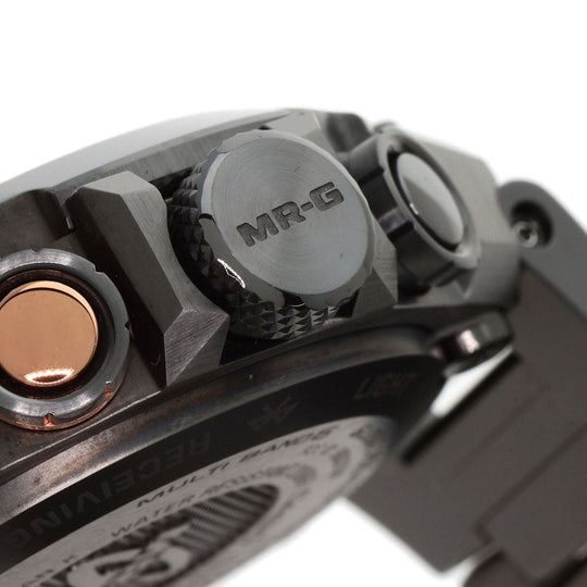 CASIO Watches Solar Powered Radio Watch MRG-G2000CB-1AJR Titanium, Titanium black G-Shock G2000 Series black dial Women Used Authentic