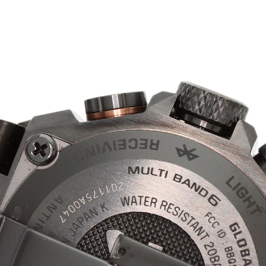 CASIO Watches Solar Powered Radio Watch MRG-G2000CB-1AJR Titanium, Titanium black G-Shock G2000 Series black dial Women Used Authentic