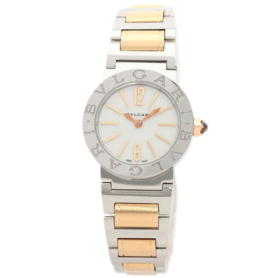 BVLGARI Watches Quartz BBL26WSSPGD Stainless Steel , SSxK18PG Silver Bulgari Bulgari white dial Women Used Authentic