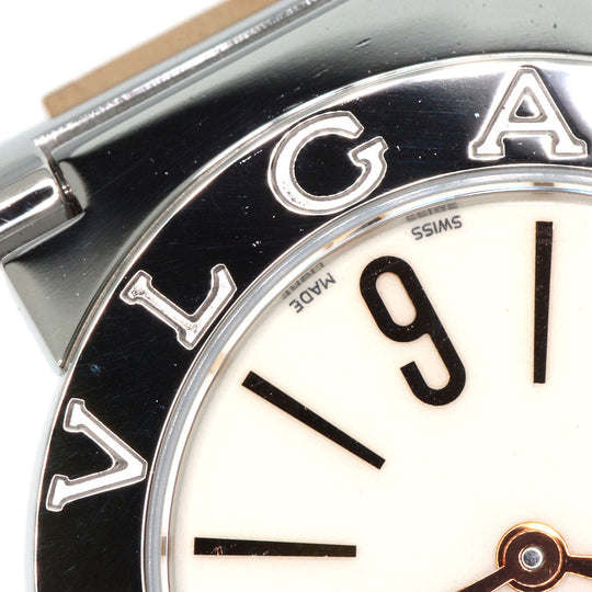 BVLGARI Watches Quartz BBL26WSSPGD Stainless Steel , SSxK18PG Silver Bulgari Bulgari white dial Women Used Authentic