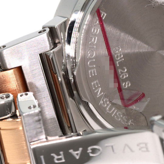 BVLGARI Watches Quartz BBL26WSSPGD Stainless Steel , SSxK18PG Silver Bulgari Bulgari white dial Women Used Authentic
