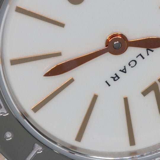 BVLGARI Watches Quartz BBL26WSSPGD Stainless Steel , SSxK18PG Silver Bulgari Bulgari white dial Women Used Authentic