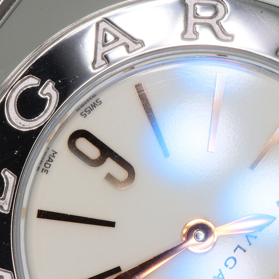 BVLGARI Watches Quartz BBL26WSSPGD Stainless Steel , SSxK18PG Silver Bulgari Bulgari white dial Women Used Authentic