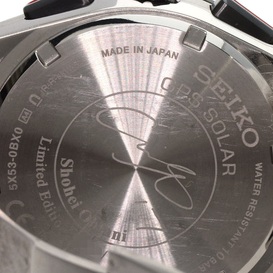 SEIKO Watches Solar Powered Radio Watch SBXC125 5X53-0BX0 Titanium, Titanium Silver Astron Japan Limited to 1700 units Shohei Otani 2022 Silver dial Women Used Authentic