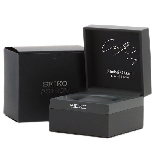 SEIKO Watches Solar Powered Radio Watch SBXC125 5X53-0BX0 Titanium, Titanium Silver Astron Japan Limited to 1700 units Shohei Otani 2022 Silver dial Women Used Authentic