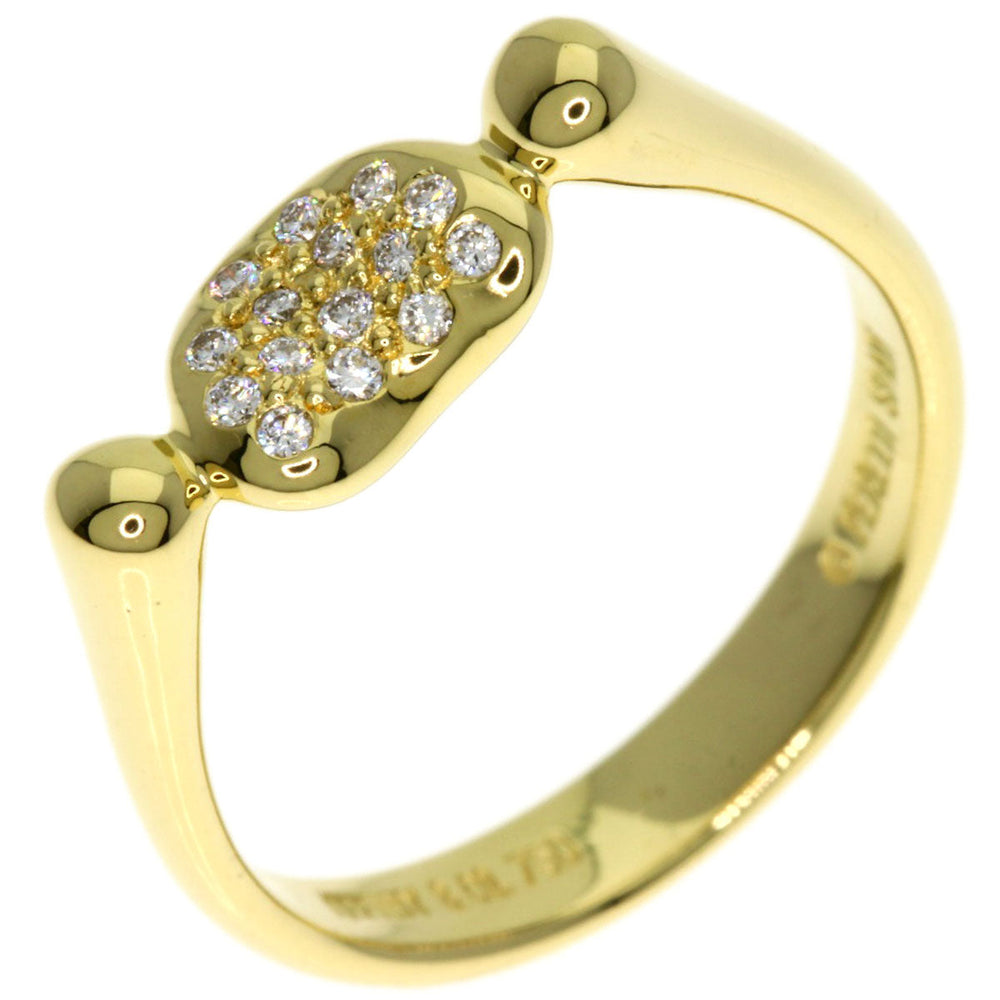 TIFFANY&Co. Ring 18K Yellow Gold gold Bean Diamond Women Used Authentic
