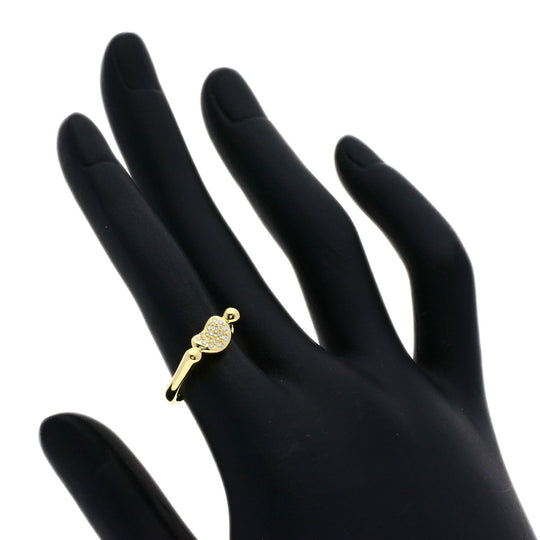 TIFFANY&Co. Ring 18K Yellow Gold gold Bean Diamond Women Used Authentic