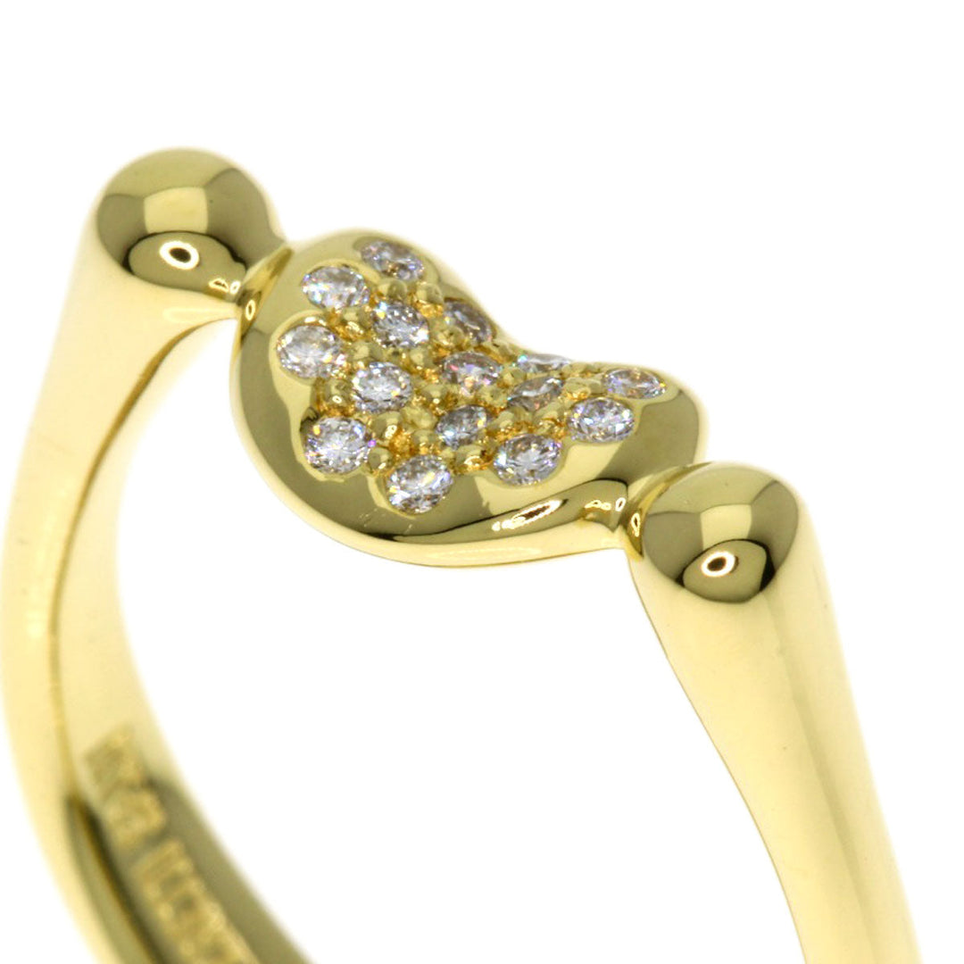 TIFFANY&Co. Ring 18K Yellow Gold gold Bean Diamond Women Used Authentic