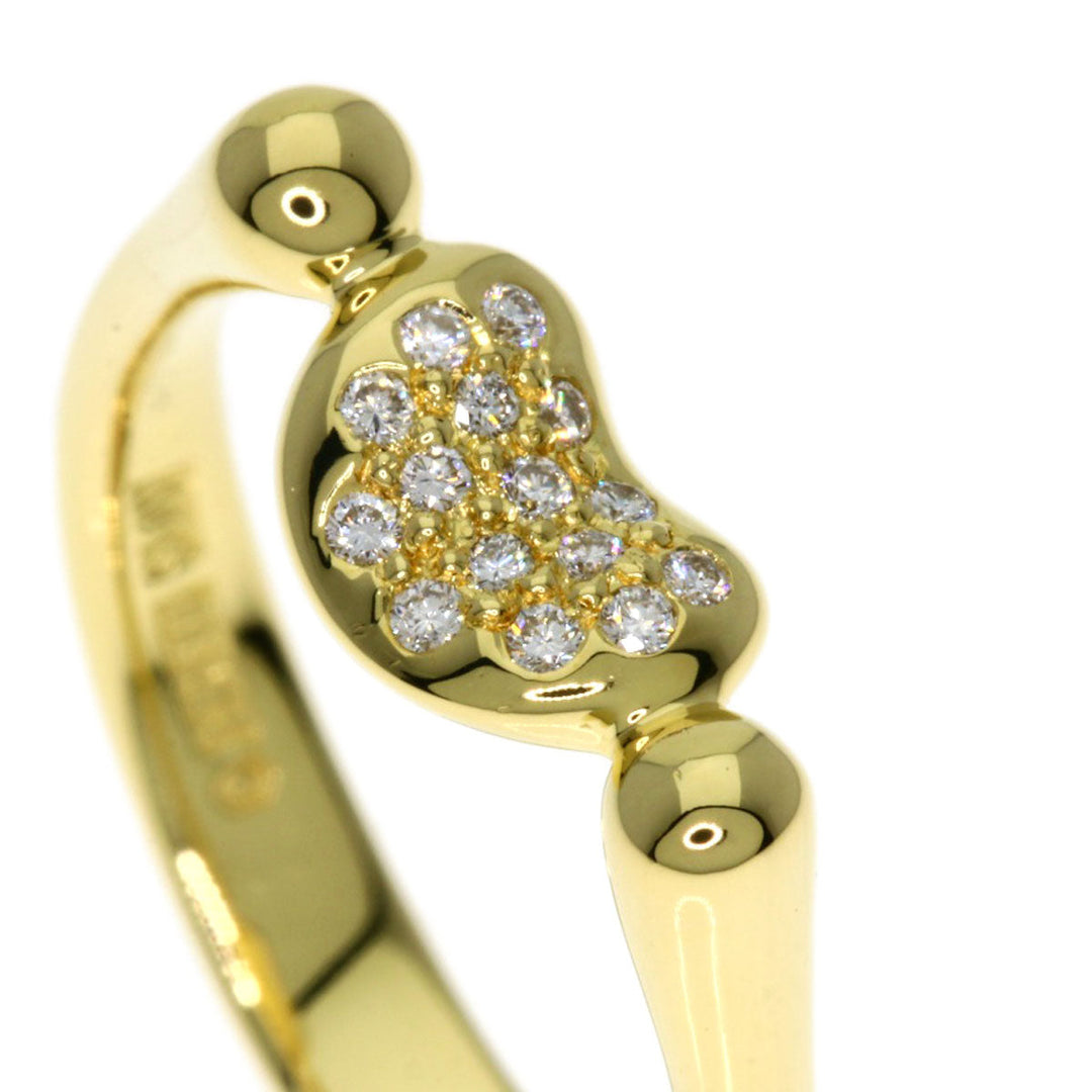 TIFFANY&Co. Ring 18K Yellow Gold gold Bean Diamond Women Used Authentic
