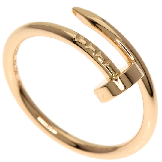 CARTIER Ring 18K Pink Gold gold Juste Uncre Small #51